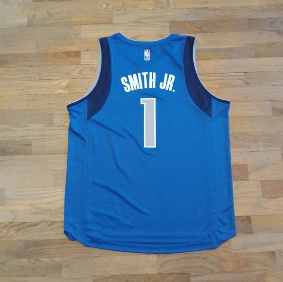 Dallas Mavericks Jersey #1 Dennis Smith Jr Men's Large L Fanatics NBA - Picture 6 of 7